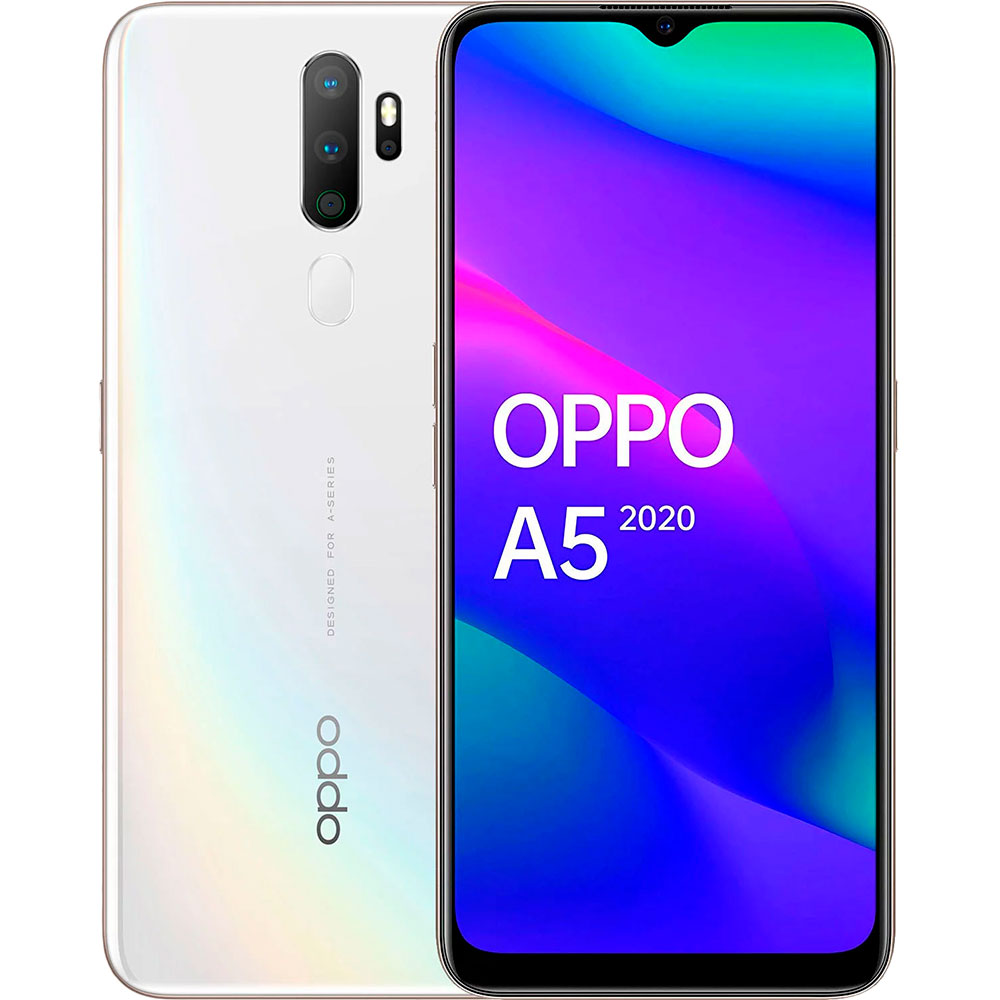 

Смартфон OPPO A5 2020 3/64GB White, A5 2020 3/64GB (white)