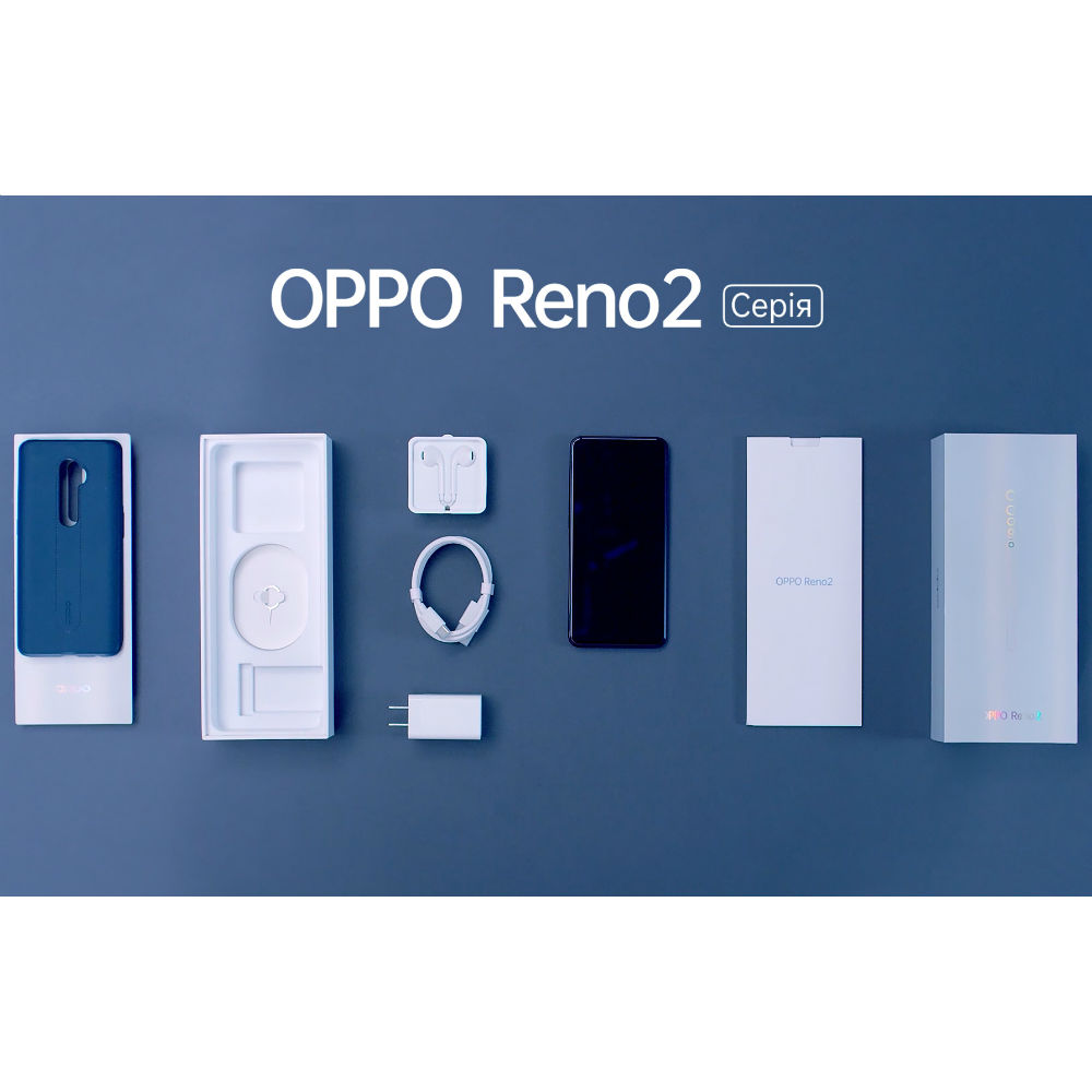 Изображение Смартфон OPPO Reno 2 8/256 GB Dual Sim Luminous Black