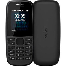 Мобільний телефон NOKIA 105 TA-1203 Black (16KIGB01A13)