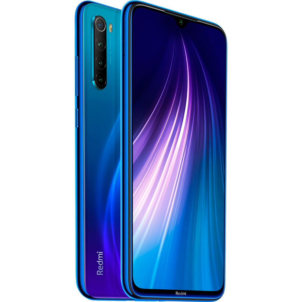 Внешний вид Смартфон XIAOMI Redmi Note 8 4/64GB Neptune Blue