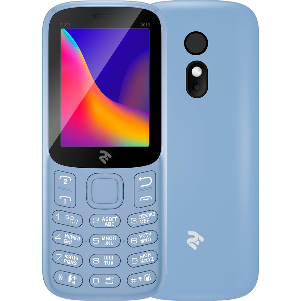 

Мобильный телефон 2E E180 2019 Dual Sim City Blue (680576170040), E180 2019 DUALSIM City Blue