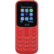 Мобильный телефон 2E E180 2019 Dual Sim Red (680576170057)