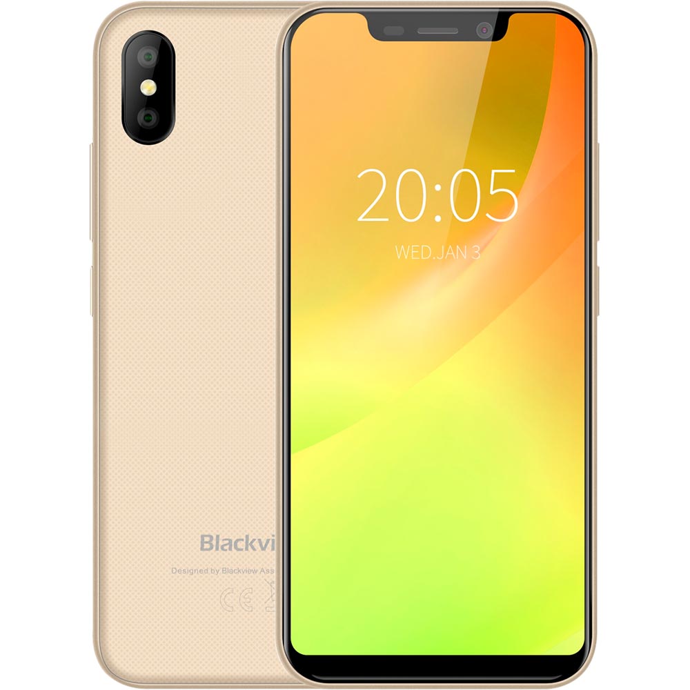 

Смартфон Blackview A30 2/16Gb Dual Sim Gold (6931548305545), A30 2/16GB DUALSIM Gold