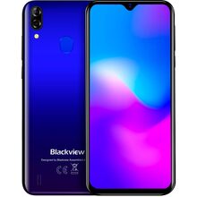 Смартфон Blackview A60 Pro 3/16GB Dual Sim Gradient Blue (6931548305781)