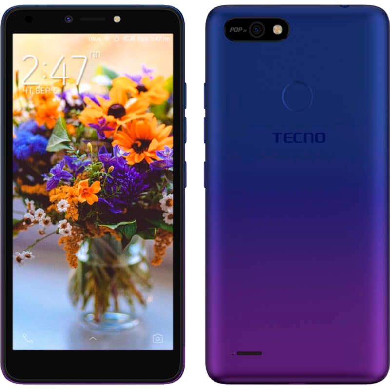 Смартфон Tecno Pop 2F B1F 1/16GB Dual Sim Dawn Blue (4895180748981) Встроенная память, Гб 16