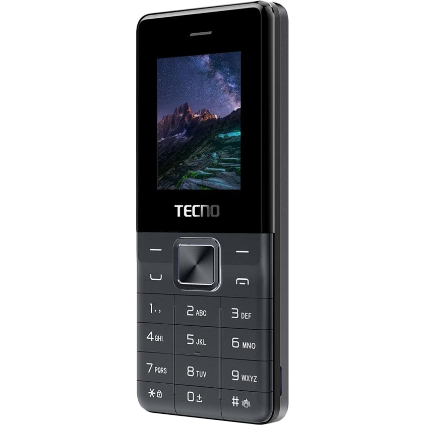 Мобільний телефон TECNO T301 DUAL SIM Black (4895180743320)