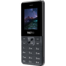 Мобильный телефон TECNO T301 DUAL SIM Black (4895180743320)