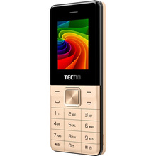 Мобільний телефон TECNO T301 DUAL SIM Champagne Gold (4895180743337)