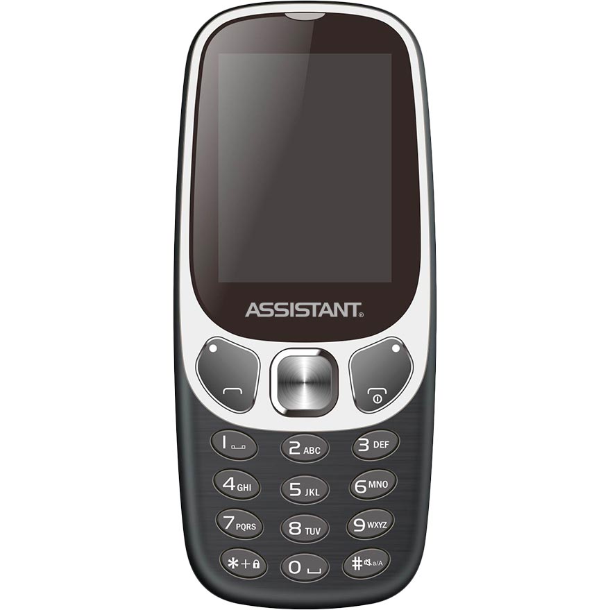 

Мобильный телефон ASSISTANT AS-203 Black, AS-203 (black)