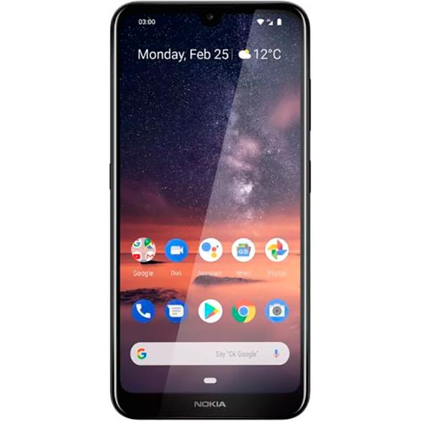 Смартфон Nokia 3.2 2/16GB DualSim Black Вбудована пам’ять, Гб 16