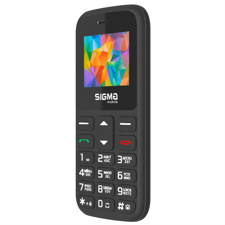 Мобильный телефон SIGMA Comfort 50 HIT2020 Black Матрица TFT