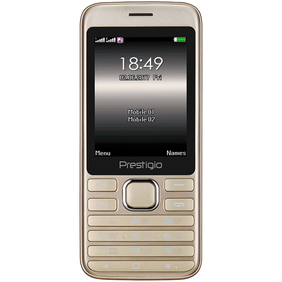 Мобільний телефон PRESTIGIO PFP1281 Grace A1 Gold