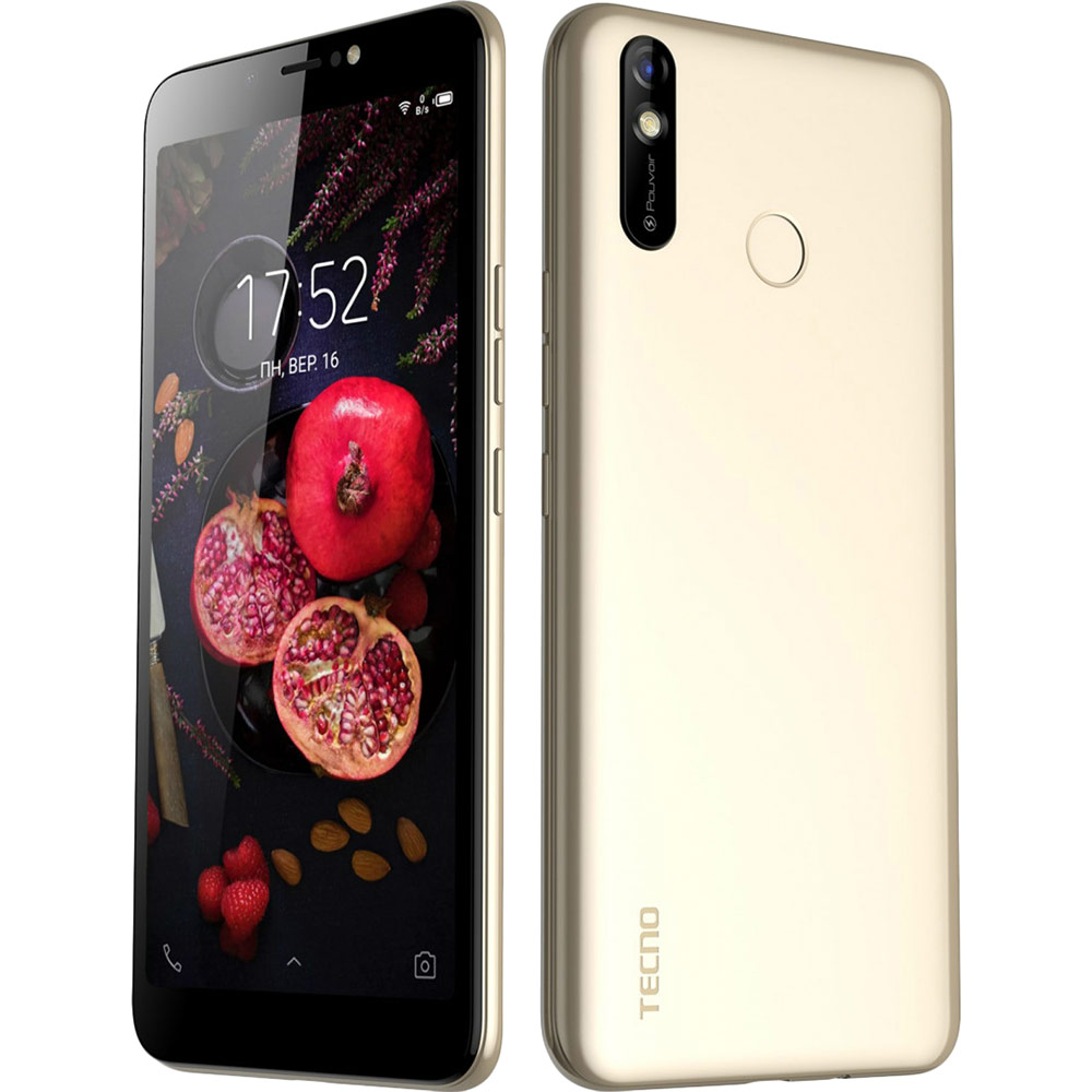 Фото Смартфон TECNO Pouvoir 3 Air (LC6a) 1/16GB Dual Sim Champagne Gold (4895180748479)