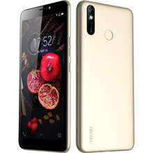 Смартфон TECNO Pouvoir 3 Air (LC6a) 1/16GB Dual Sim Champagne Gold (4895180748479)