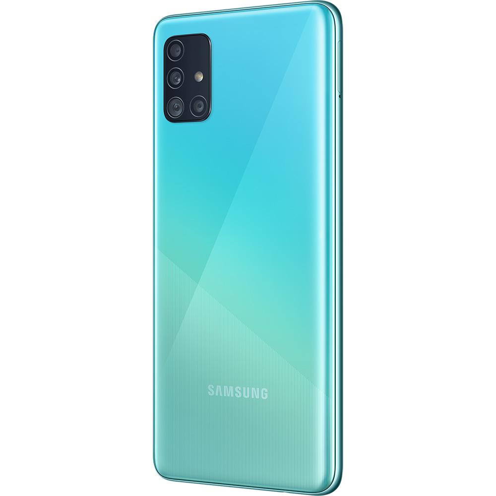 Смартфон SAMSUNG Galaxy A51 4/64 Gb Dual Sim Blue (SM-A515FZBUSEK) Диагональ дисплея 6.5