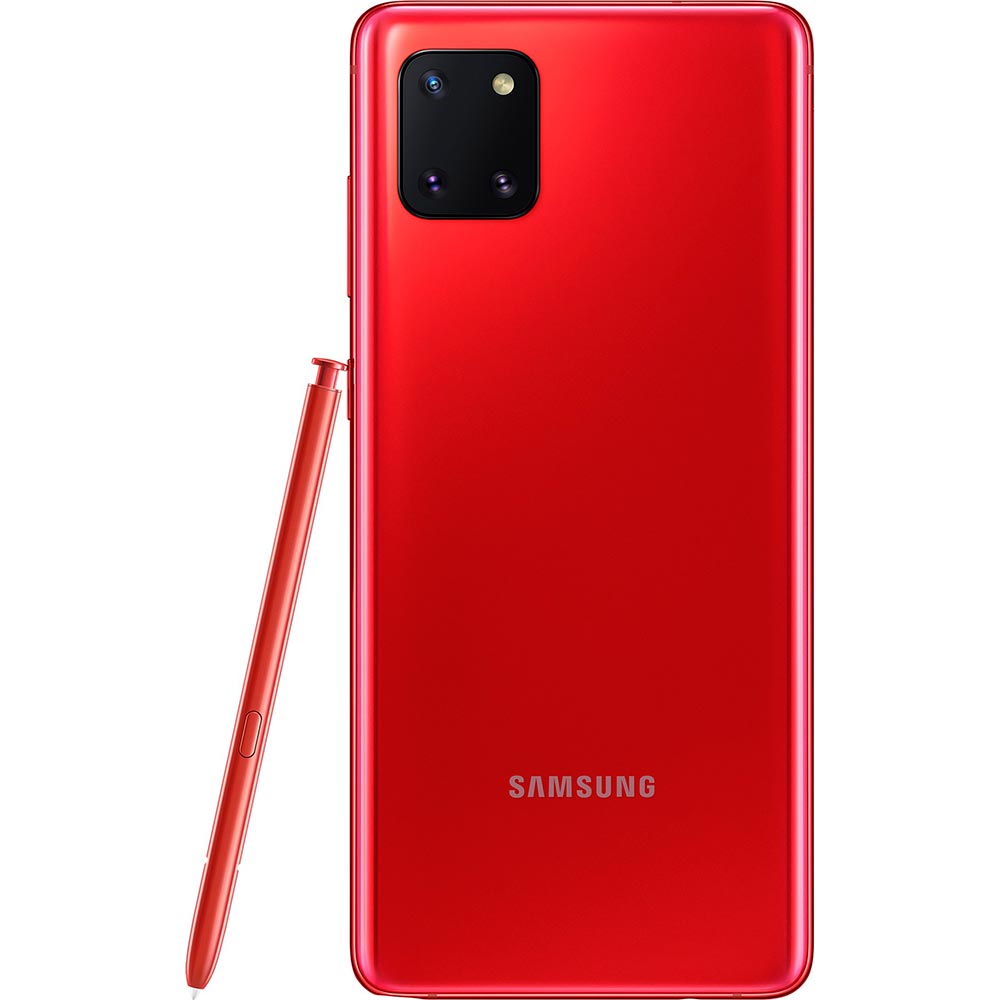 Зображення Смартфон Samsung Galaxy Note 10 Lite 6/128GB Aura Red (SM-N770FZRDSEK)
