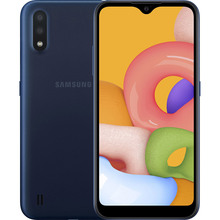 Смартфон SAMSUNG Galaxy A01 2/16 Gb Dual Sim Blue (SM-A015FZBDSEK)