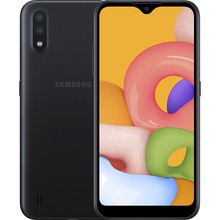 Смартфон SAMSUNG Galaxy A01 2/16 Gb Dual Sim Black (SM-A015FZKDSEK)