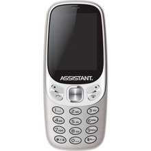 Мобільний телефон ASSISTANT AS-203 Dual Sim Silver