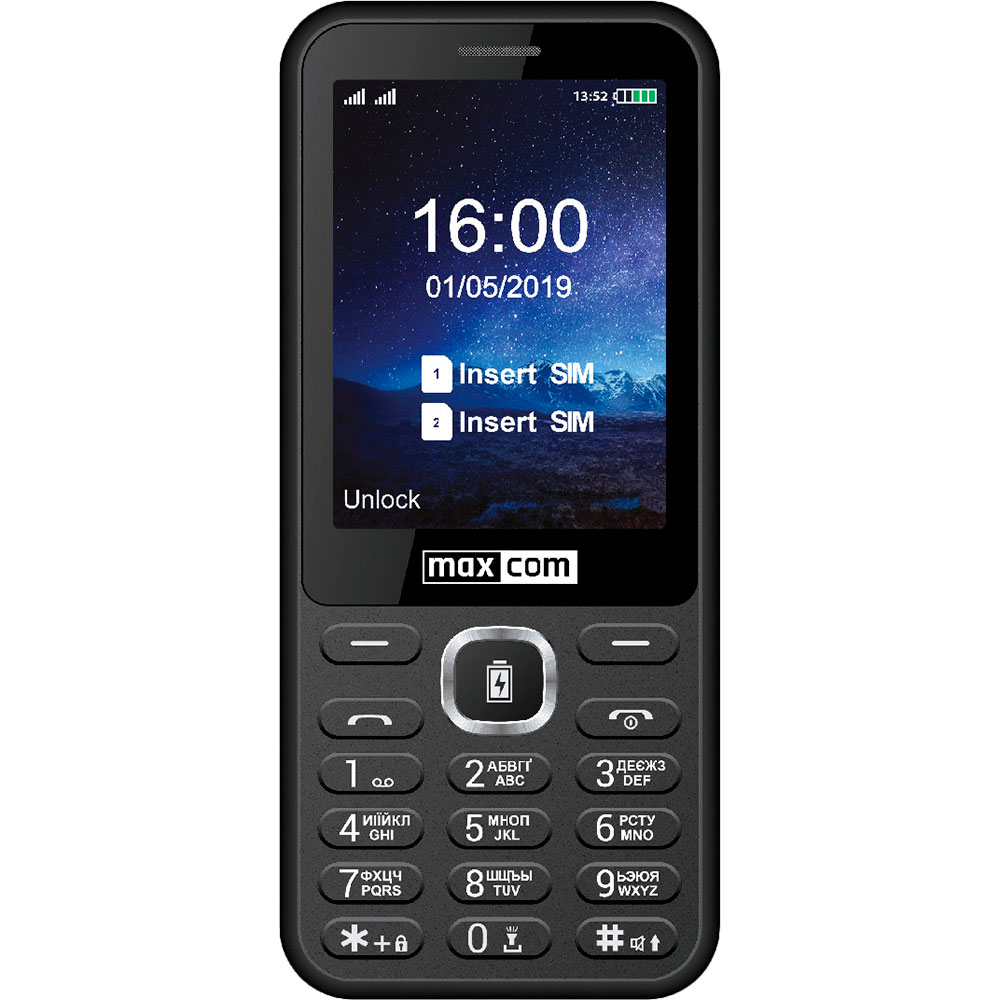 Мобильный телефон MAXCOM MM814 Black