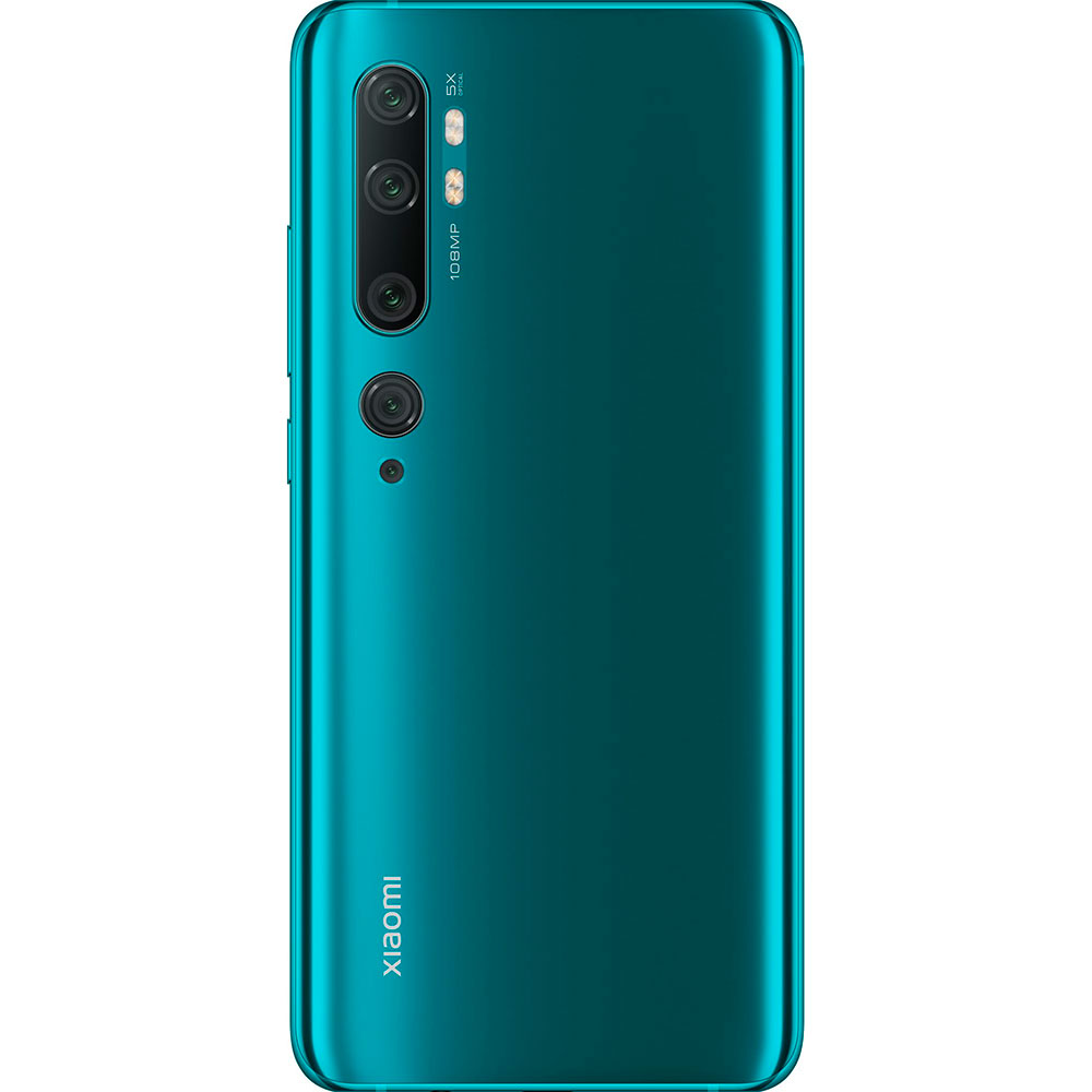 mi note 10 aurora green