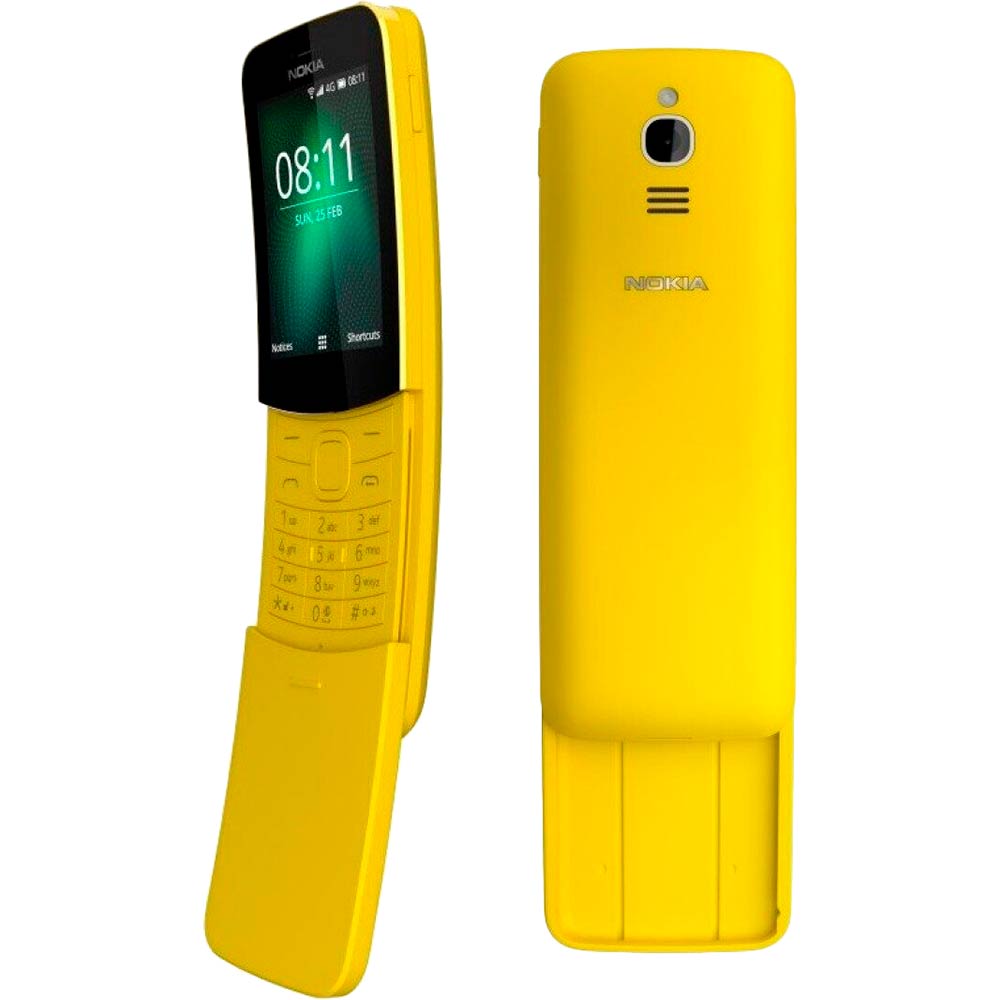 Мобильный телефон NOKIA 8110 4G Yellow (6438409018410) купить в Киеве ➦  лучшая цена в Фокстрот по всей Украине: Харьков, Днепр, Одесса, Николаев,  Запорожье