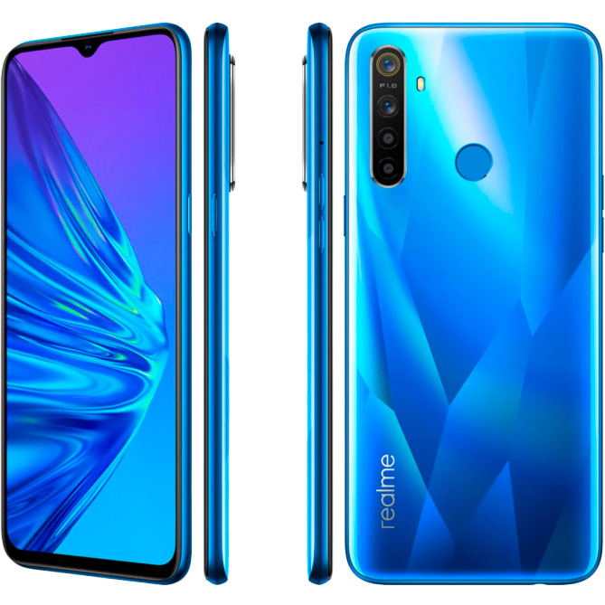 realme 5 blue