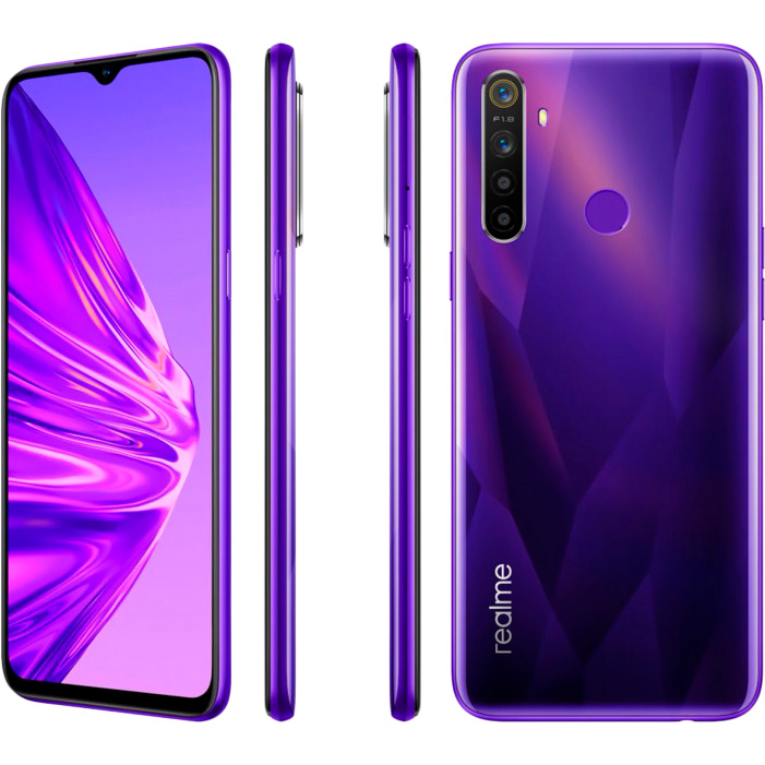 Замовити Смартфон REALME 5 3/64 Gb Dual Sim Crystal Purple