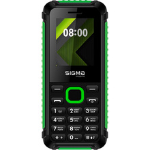 Мобильный телефон SIGMA X-style 18 Track Black/Green (4827798854433)