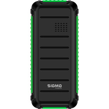 Мобильный телефон SIGMA X-style 18 Track Black/Green (4827798854433)