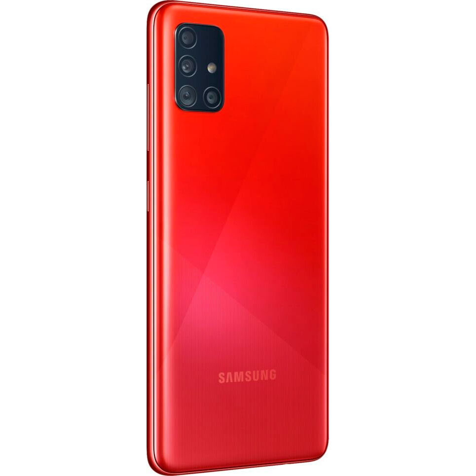 Смартфон Samsung Galaxy A51 6/128 Duos Red (SM-A515FZRWSEK) Диагональ дисплея 6.5