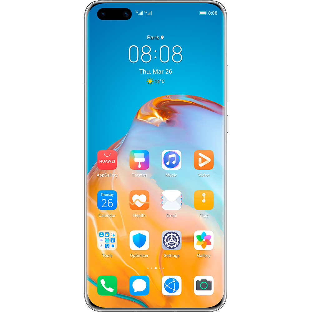 Смартфон HUAWEI P40 Pro 8/256 Gb Dual Sim Ice White (51095EXN) Вбудована пам’ять, Гб 256