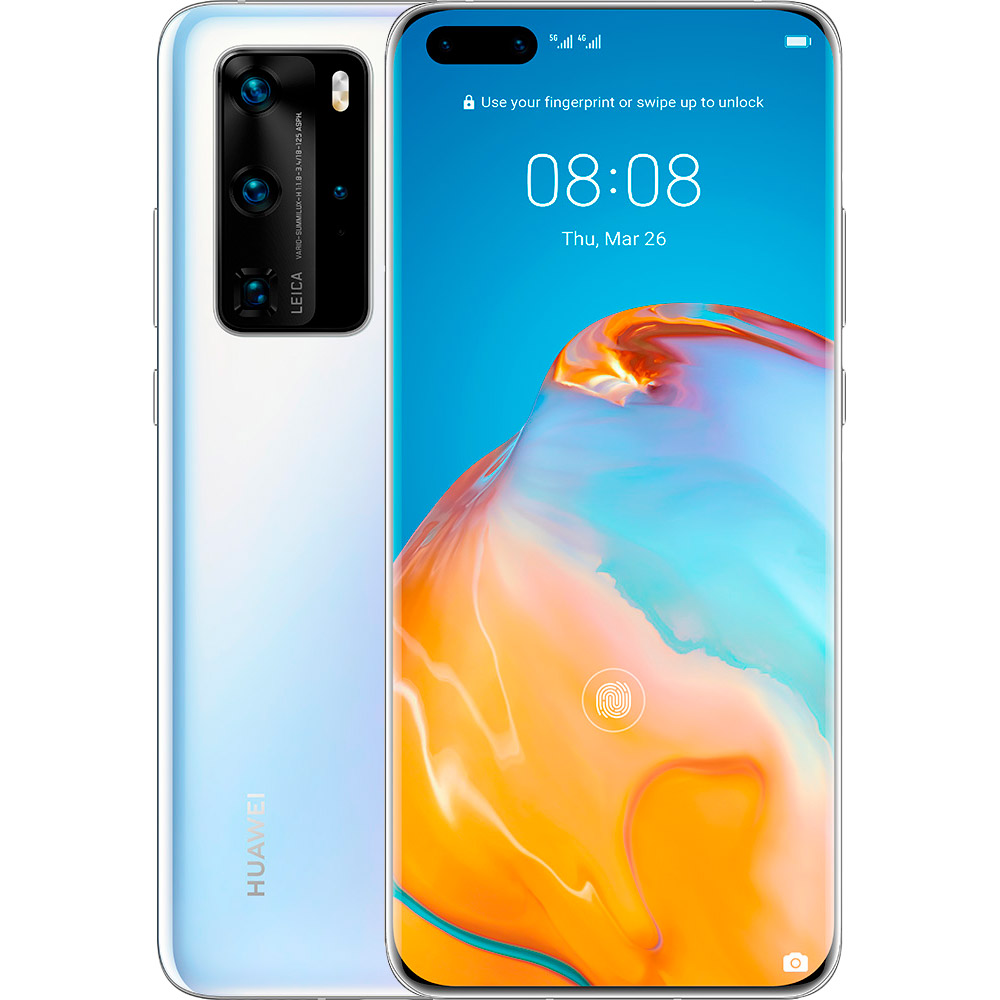 Смартфон HUAWEI P40 Pro 8/256 Gb Dual Sim Ice White (51095EXN)