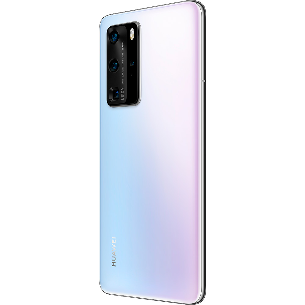 Зовнішній вигляд Смартфон HUAWEI P40 Pro 8/256 Gb Dual Sim Ice White (51095EXN)