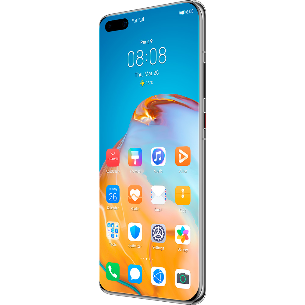 Смартфон HUAWEI P40 Pro 8/256 Gb Dual Sim Silver Frost Оперативна пам'ять, Гб 8