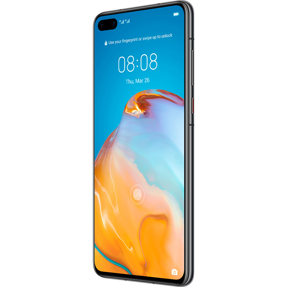 Зображення Смартфон HUAWEI P40 8/128GB Black (51095EHY)