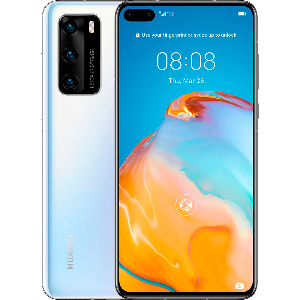 

Смартфон HUAWEI P40 8/128GB Ice White (51095EJB), P40 8/128GB (ice white)