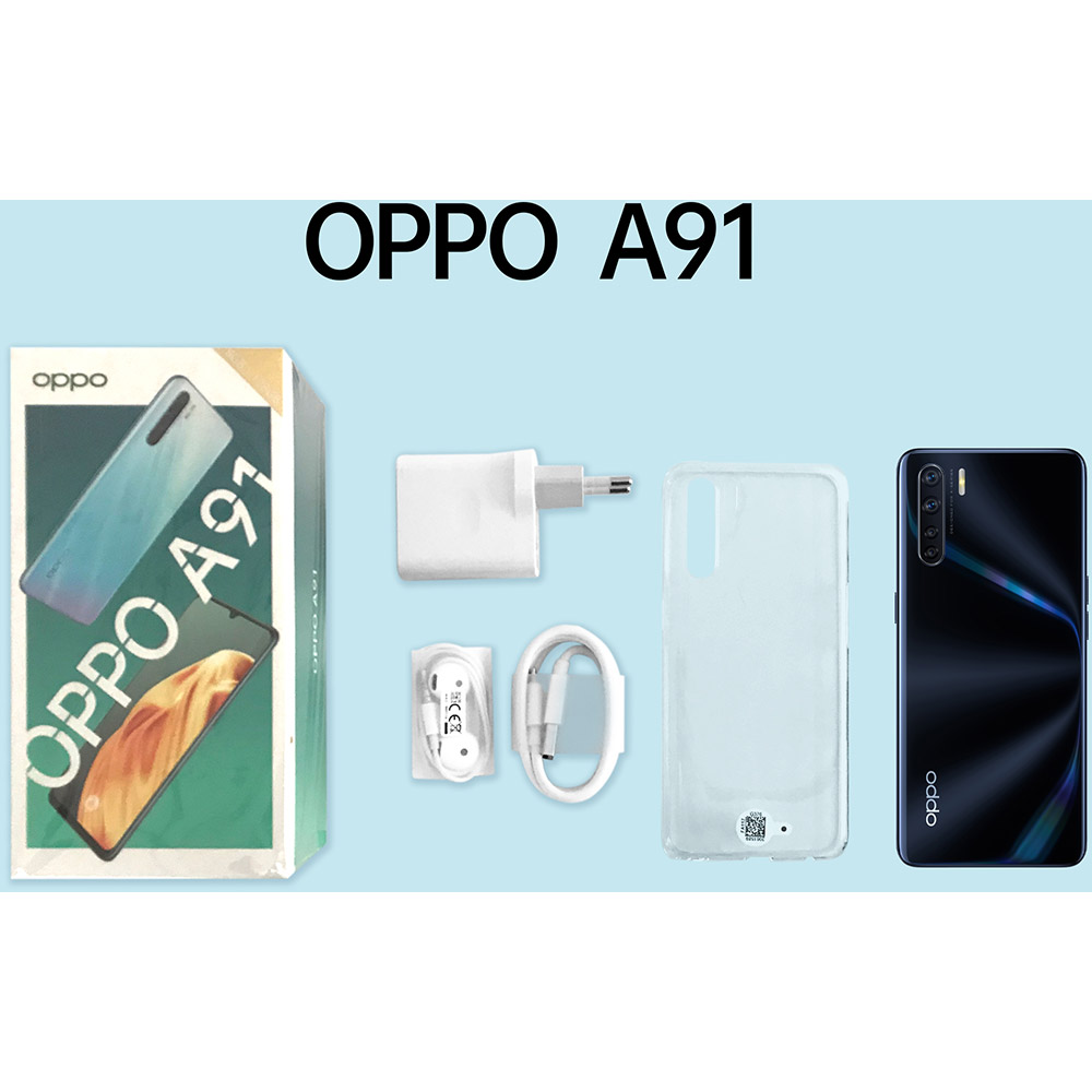 Изображение Смартфон OPPO A91 8/128GB Lightening Black