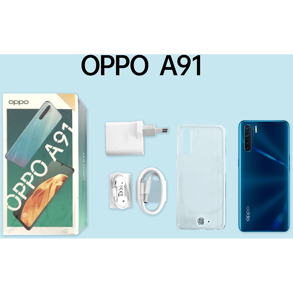 Изображение Смартфон OPPO A91 8/128GB Blazing Blue