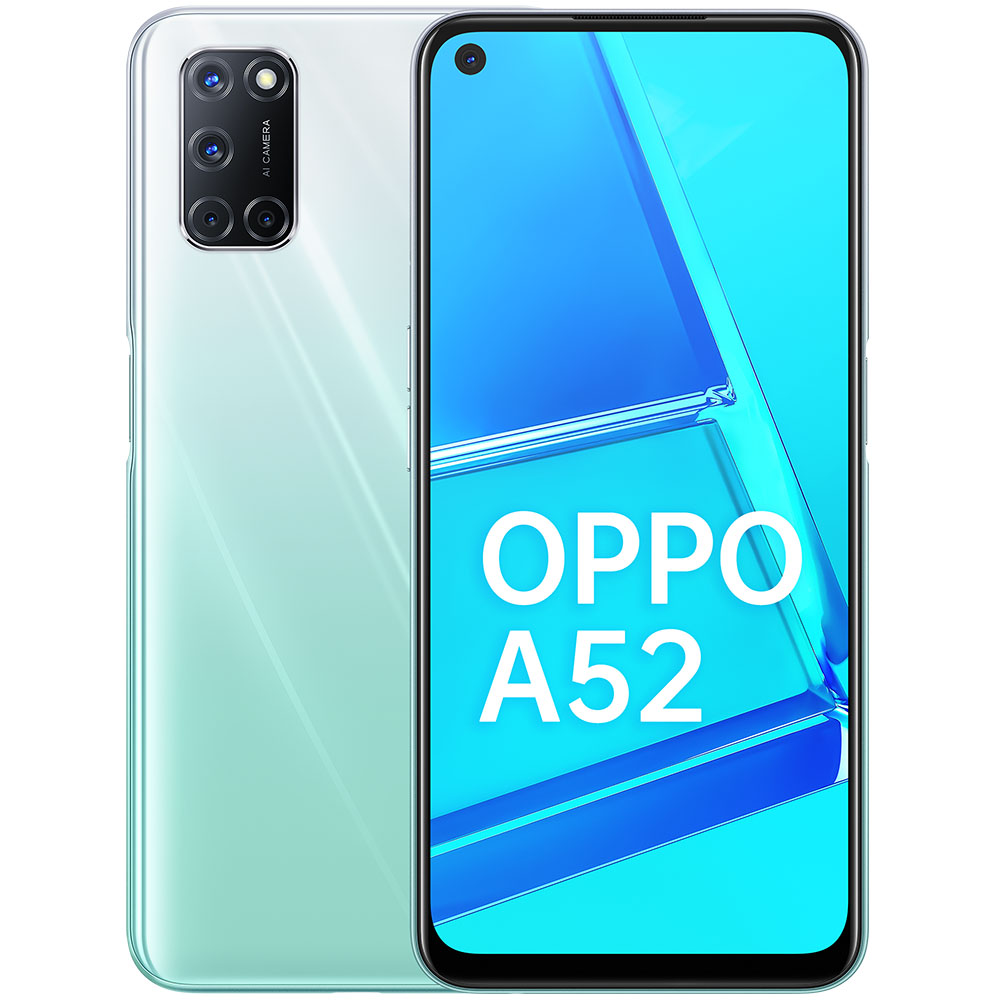 Смартфон OPPO A52 4/64GB Dual Sim Stream White