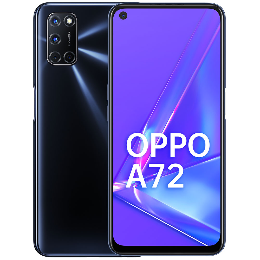 

Смартфон OPPO A72 4/128GB Dual Sim Twilight Black, A72 4/128GB