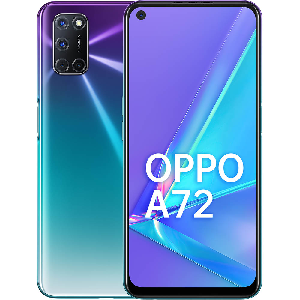 Смартфон OPPO A72 4/128GB Dual Sim Aurora Purple