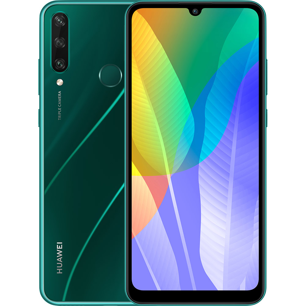 Смартфон HUAWEI Y6p 3/64 Gb Dual Sim Emerald Green (51095KYR)