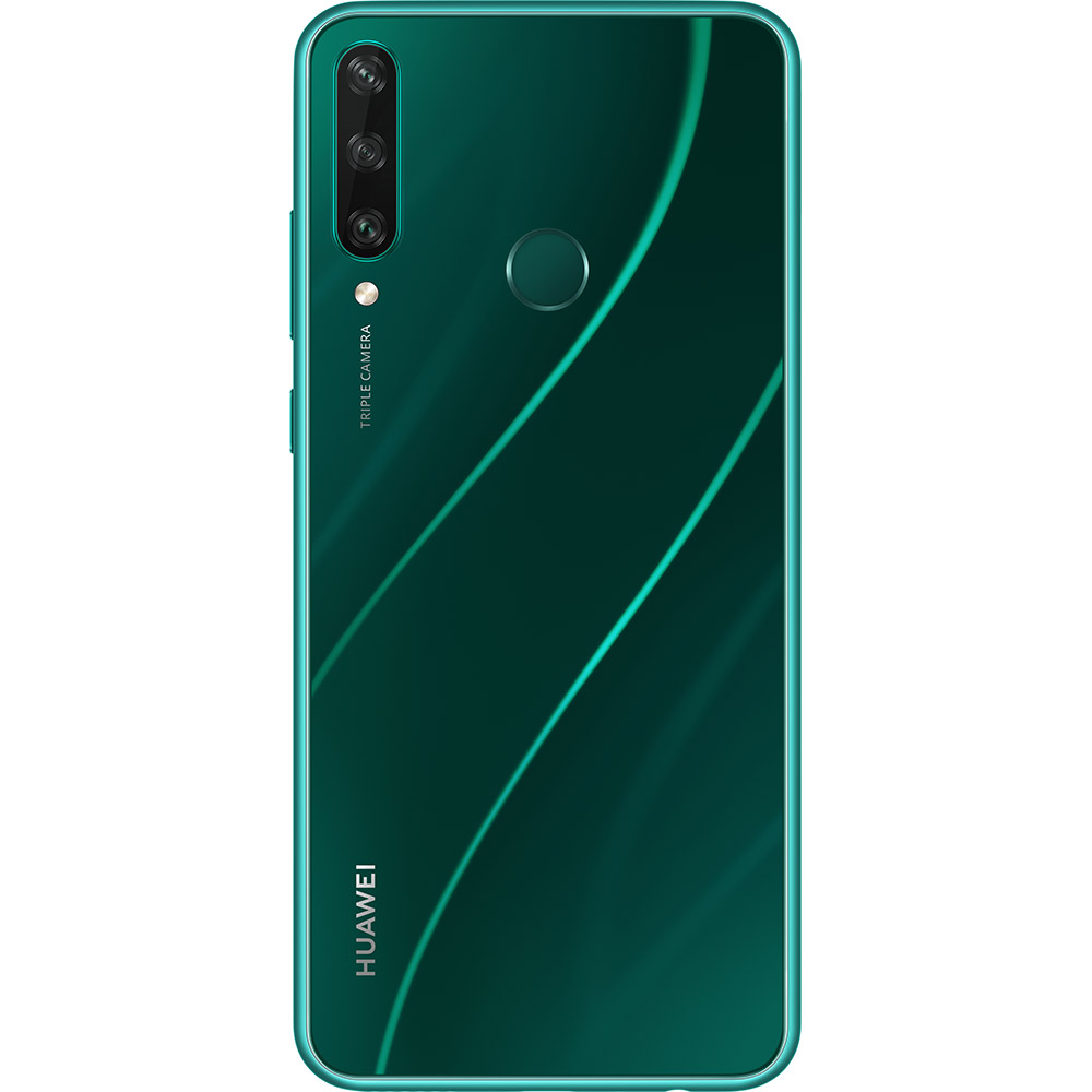 Смартфон HUAWEI Y6p 3/64 Gb Dual Sim Emerald Green (51095KYR) Диагональ дисплея 6.3