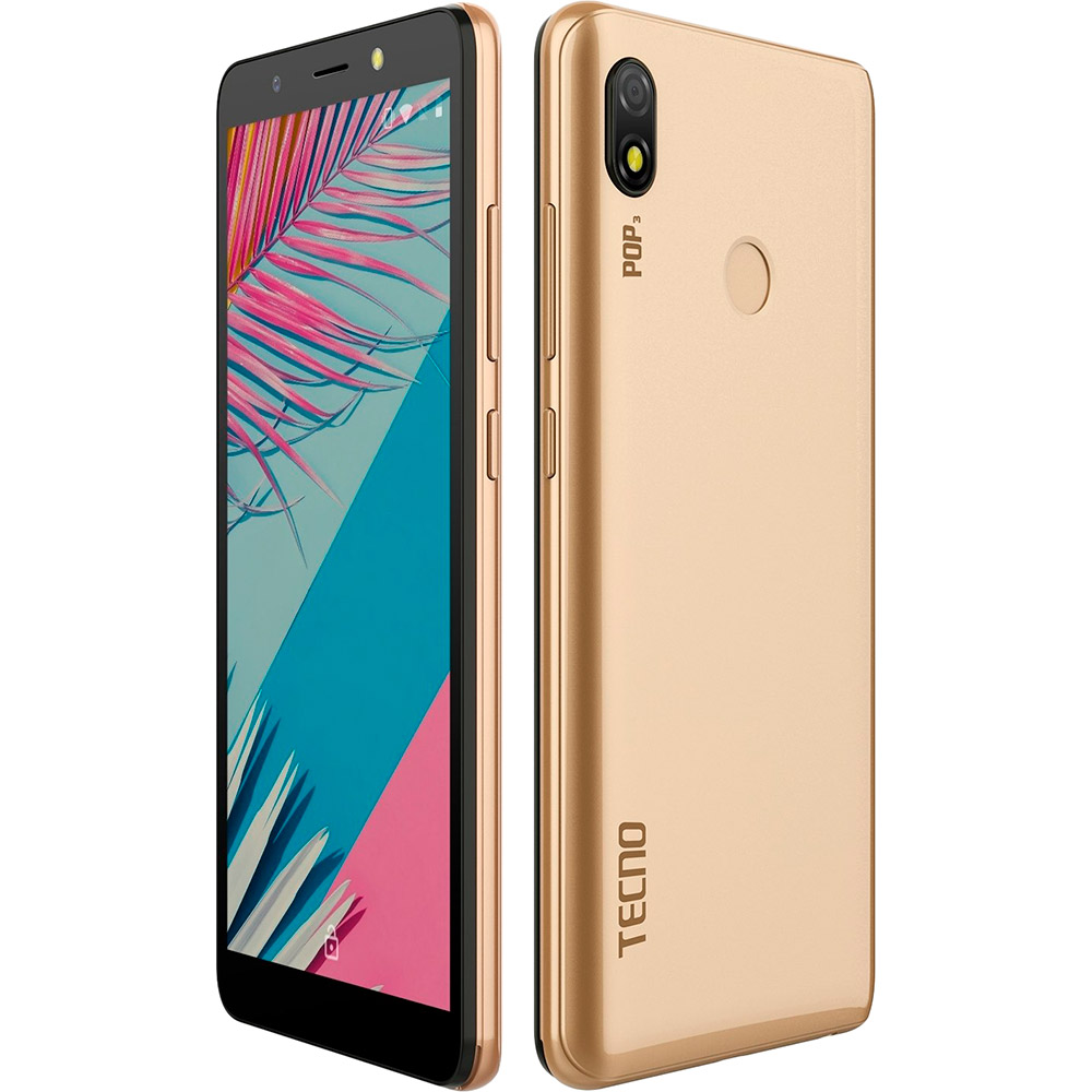 Смартфон TECNO POP 3 BB2 1/16 Gb Dual Sim Champagne Gold (4895180751271) Вбудована пам’ять, Гб 16