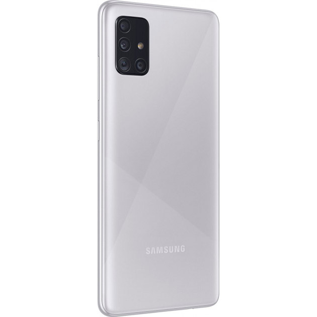 Смартфон SAMSUNG SM-A515F Galaxy A51 6/128 Duos MSW Metallic Silver (SM-A515FMSWSEK) Диагональ дисплея 6.5