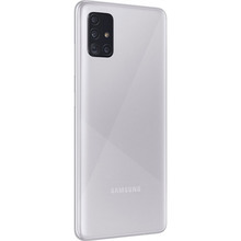 Смартфон SAMSUNG SM-A515F Galaxy A51 6/128 Duos MSW Metallic Silver (SM-A515FMSWSEK)