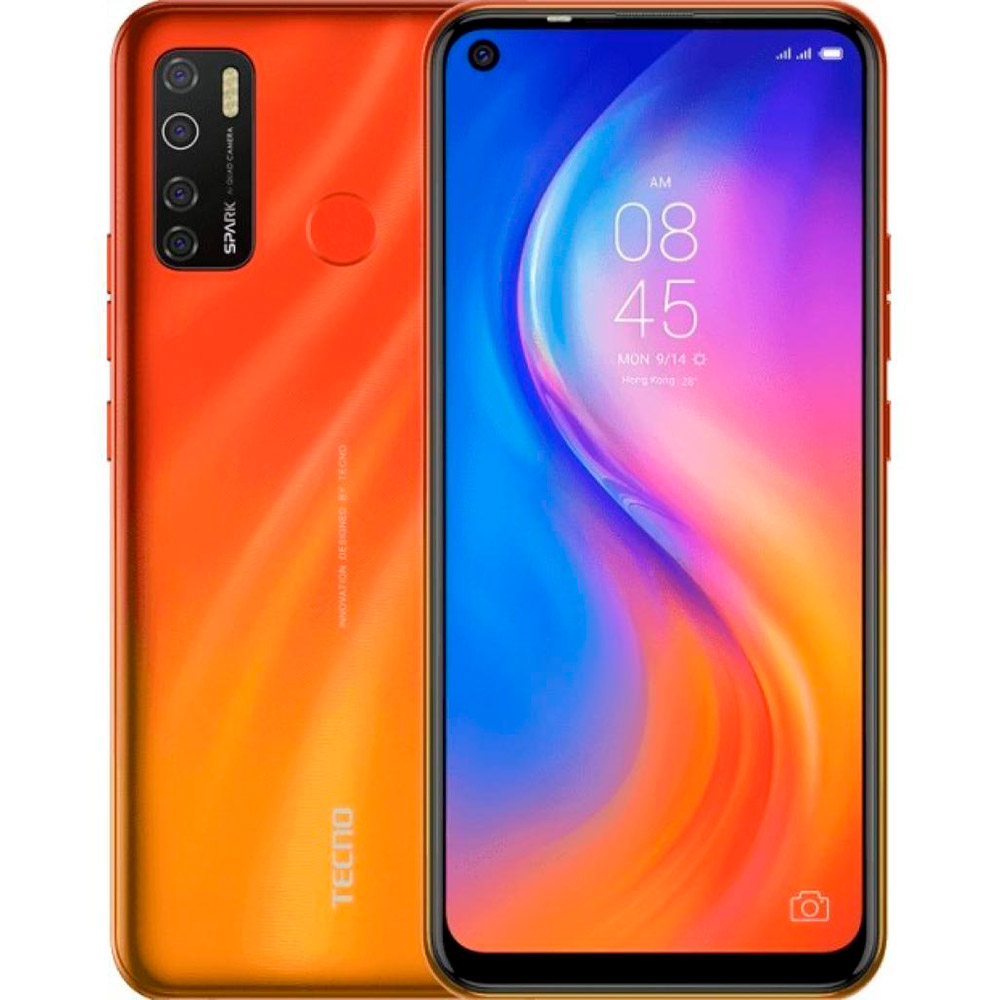 

Смартфон TECNO Spark 5 Pro (KD7) 4/128 Gb Dual SIM Spark Orange (4895180760280), Spark 5 Pro (KD7) 4/128Gb Dual SIM (spark orange)