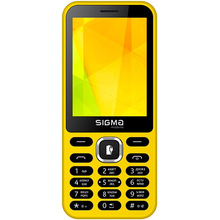 Мобильный телефон SIGMA X-style 31 Power Dual Sim Yellow (4827798854761)
