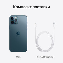 Смартфон APPLE iPhone 12 Pro Max 128GB Pacific Blue (MGDA3)